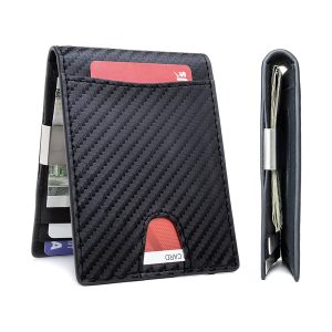 RFID leather wallet